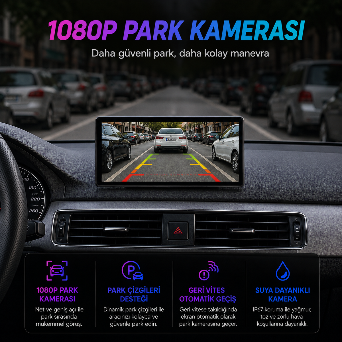 BLAZECAR Tüm Araçlara Uyumlu Carplay