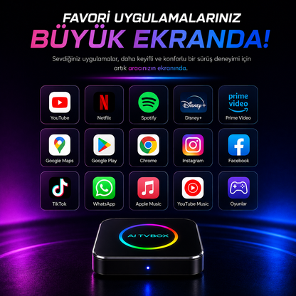 Carplay Uyumlu Android 14 Multimedya Smartbox