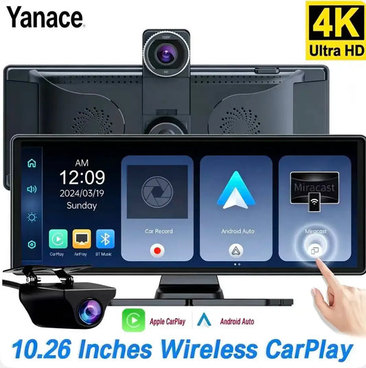 blazecar tr Yanace 10.26 Inch 4K Ultra HD